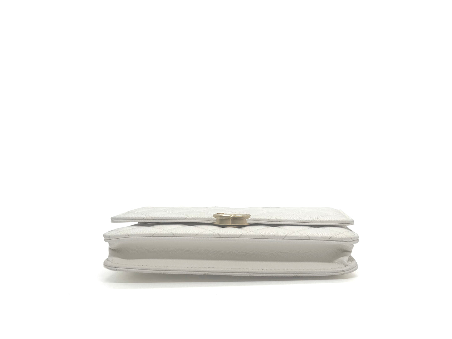 Chanel Wallet on Chain Caviar White