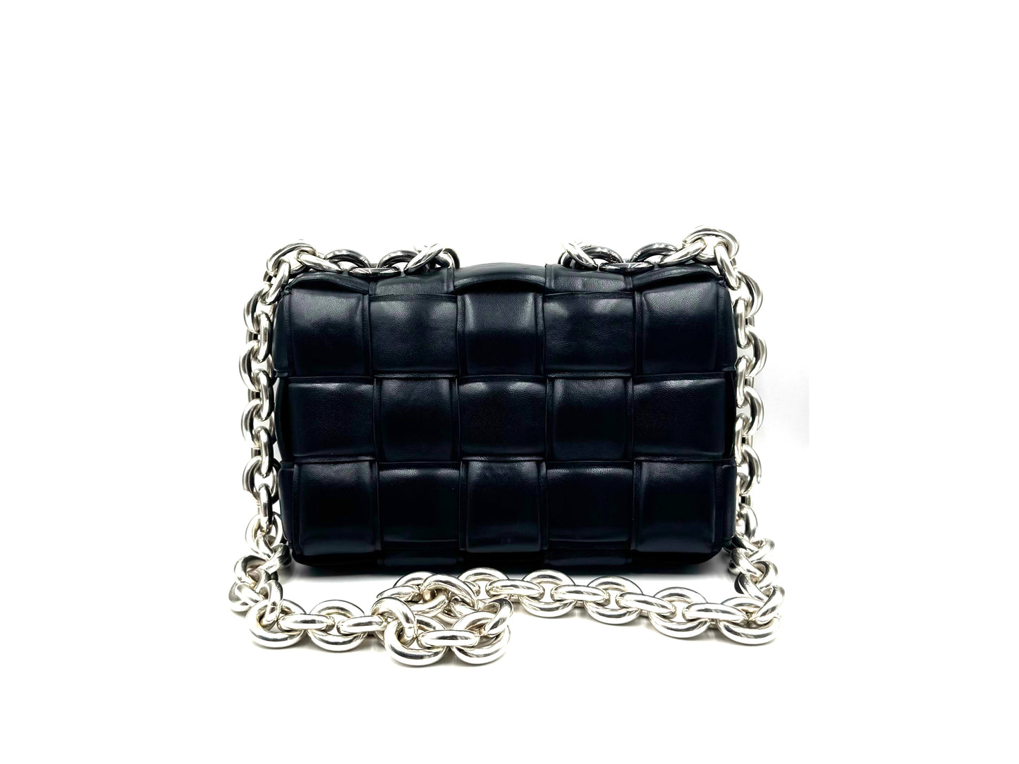 Bottega Veneta Padded Chain Cassette Black
