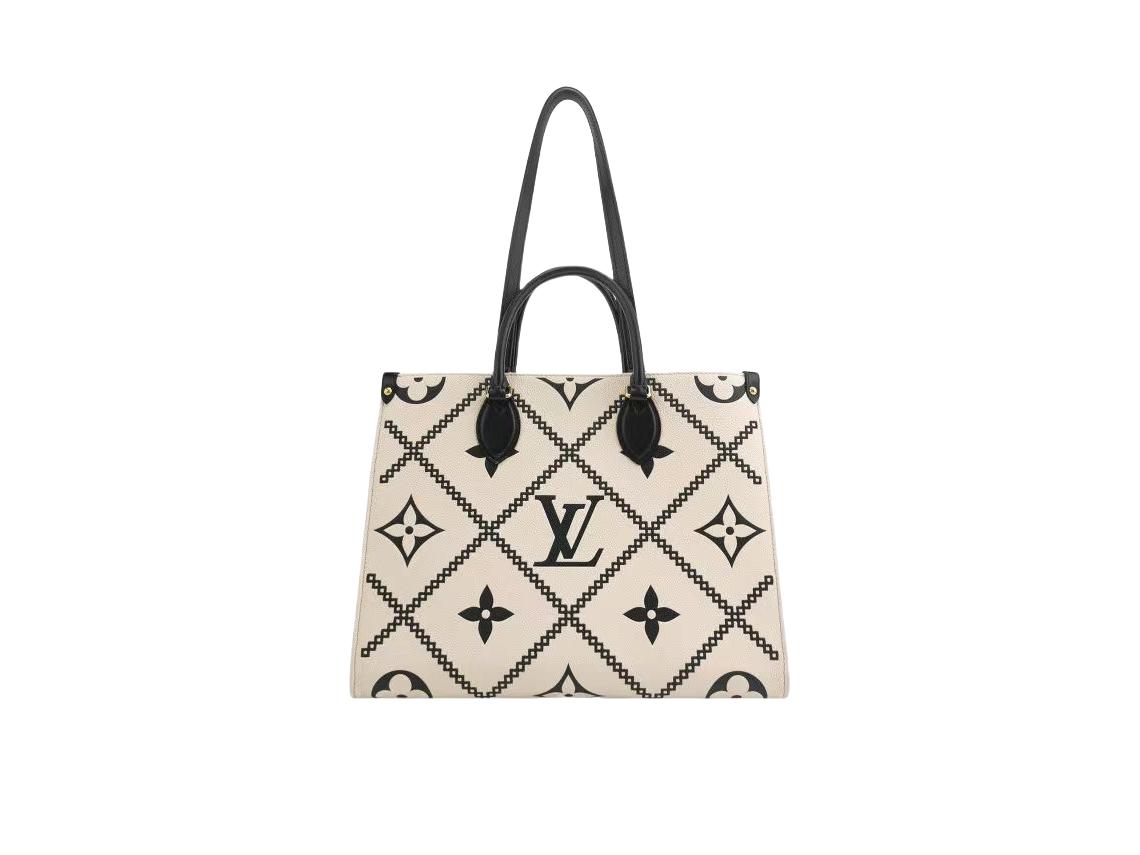 Louis Vuitton Onthego Medium Beige/Black