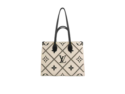 Louis Vuitton Onthego Medium Beige/Black