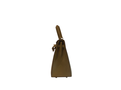 Hermes Kelly 25 Sellier Bronz U8 Madame Stamp Z