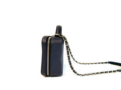 Chanel Caviar Vanity Filigree Camera Bag Medium