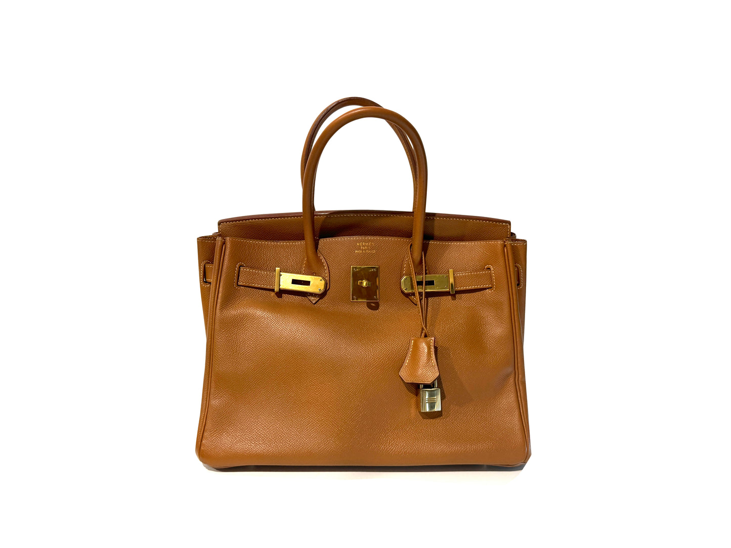 Hermes Birkin 30 Gold Square B
