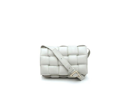 Bottega Veneta Padded Cassette Chalk