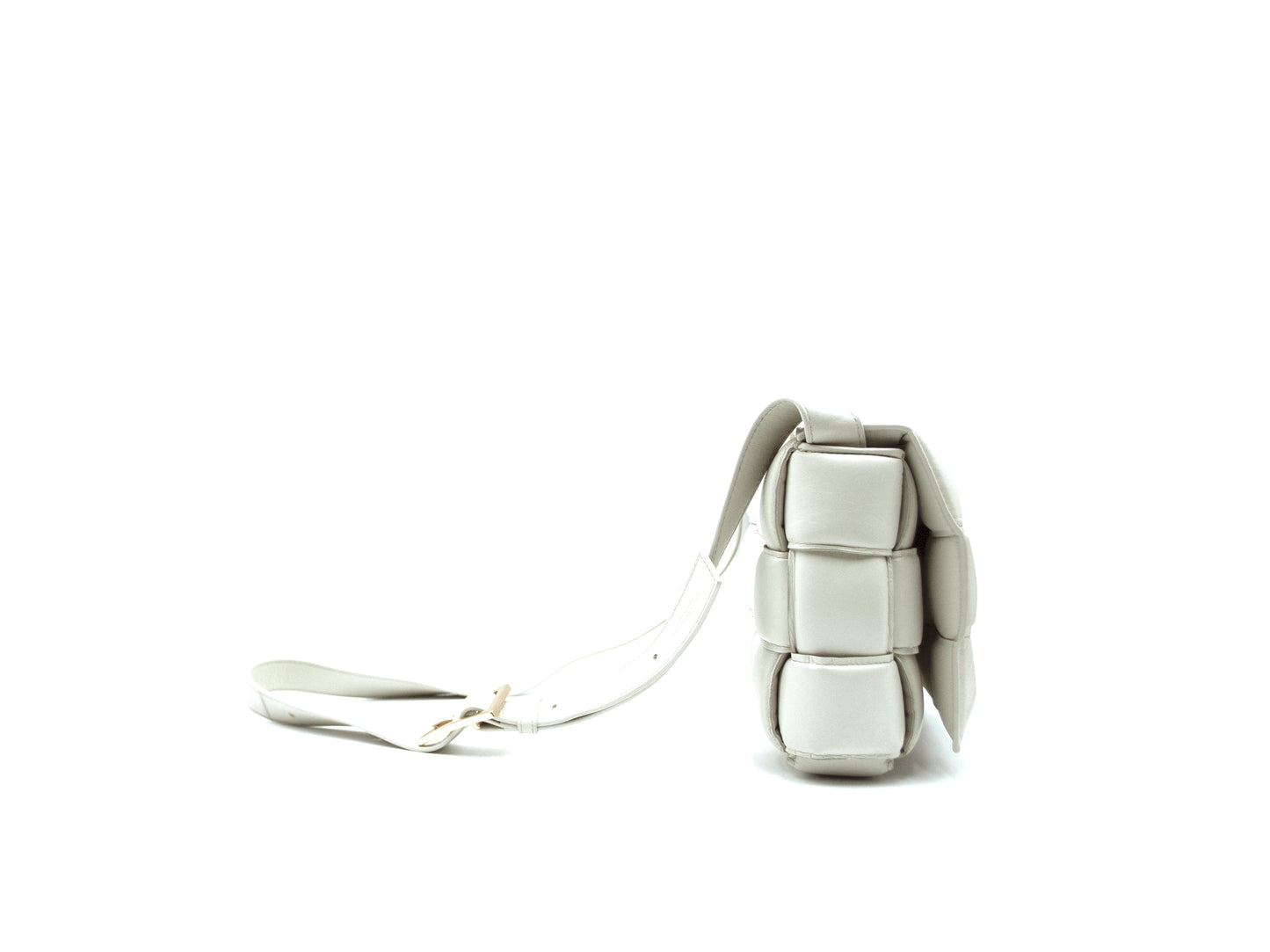 Bottega Veneta Padded Cassette Chalk