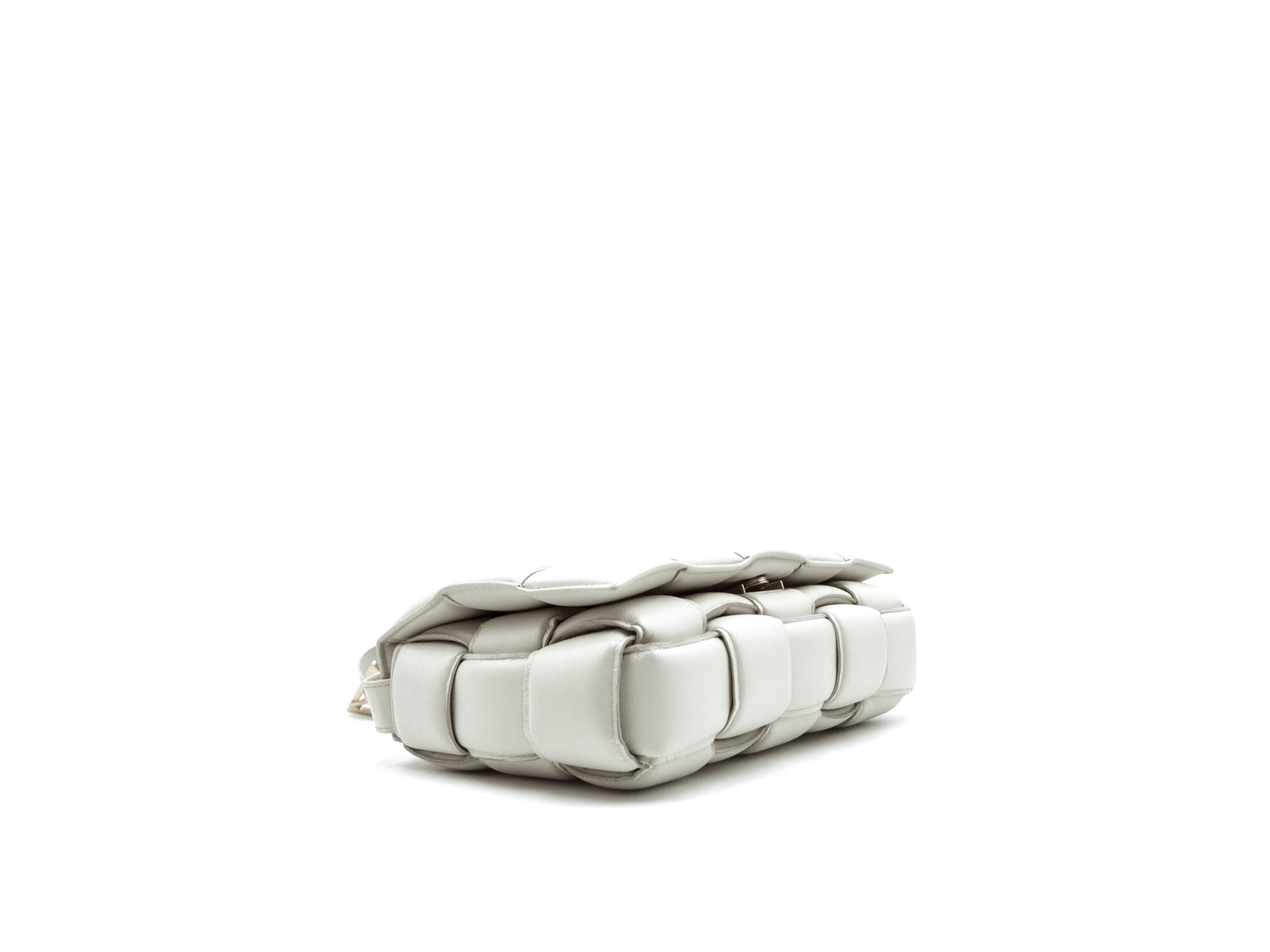 Bottega Veneta Padded Cassette Chalk