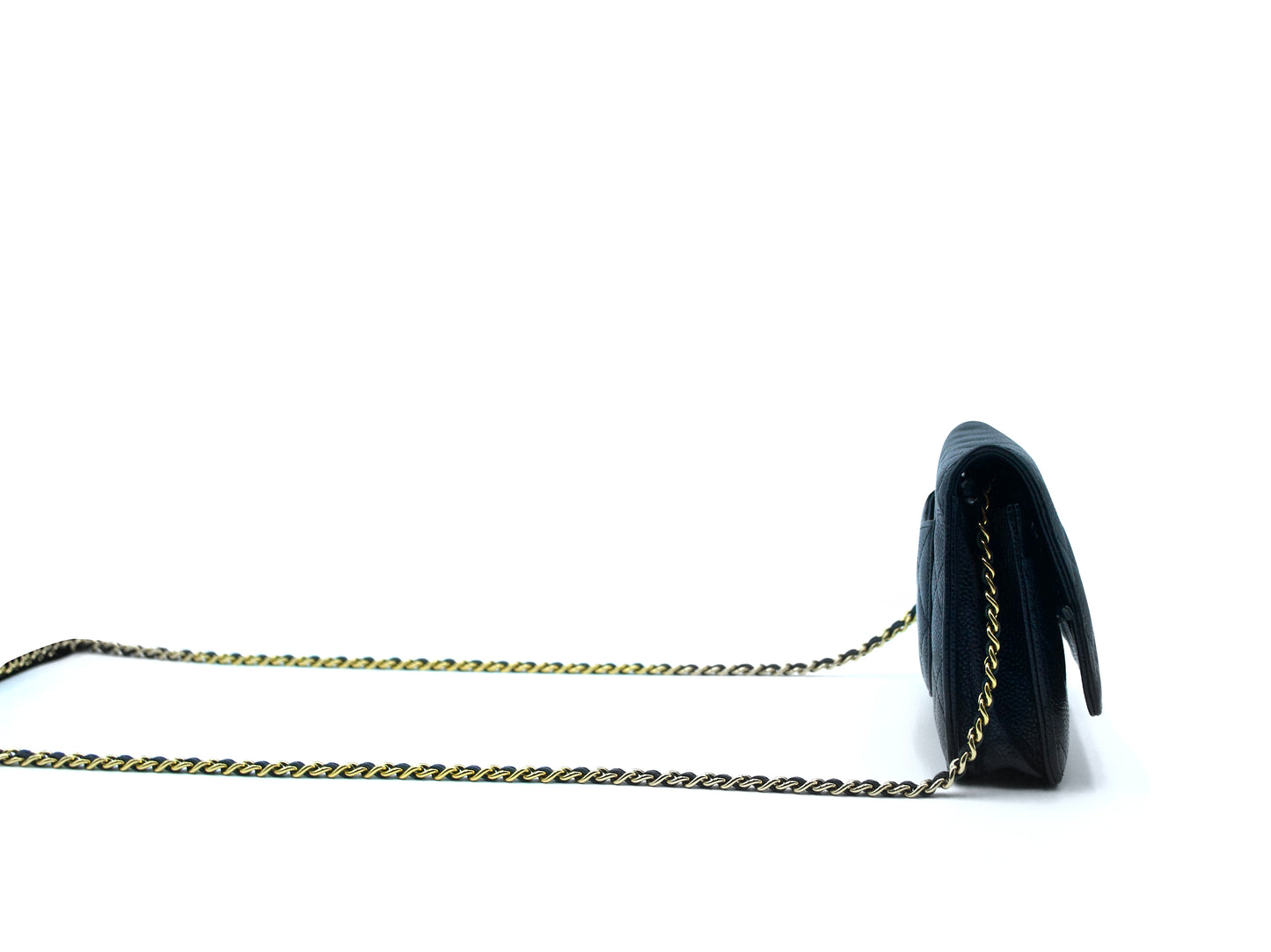 Chanel Wallet On Chain Caviar WOC Black