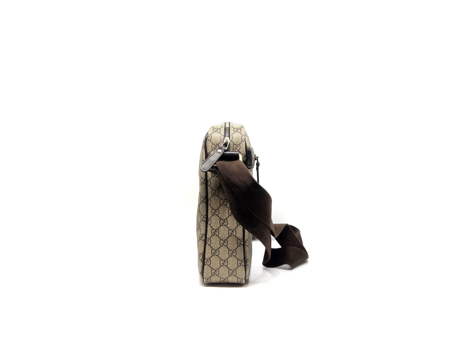 Gucci GG Supreme Canvas Messenger Cross Body Bag Unisex