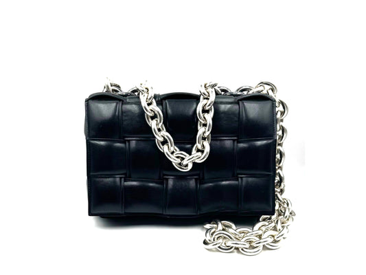 Bottega Veneta Padded Chain Cassette Black