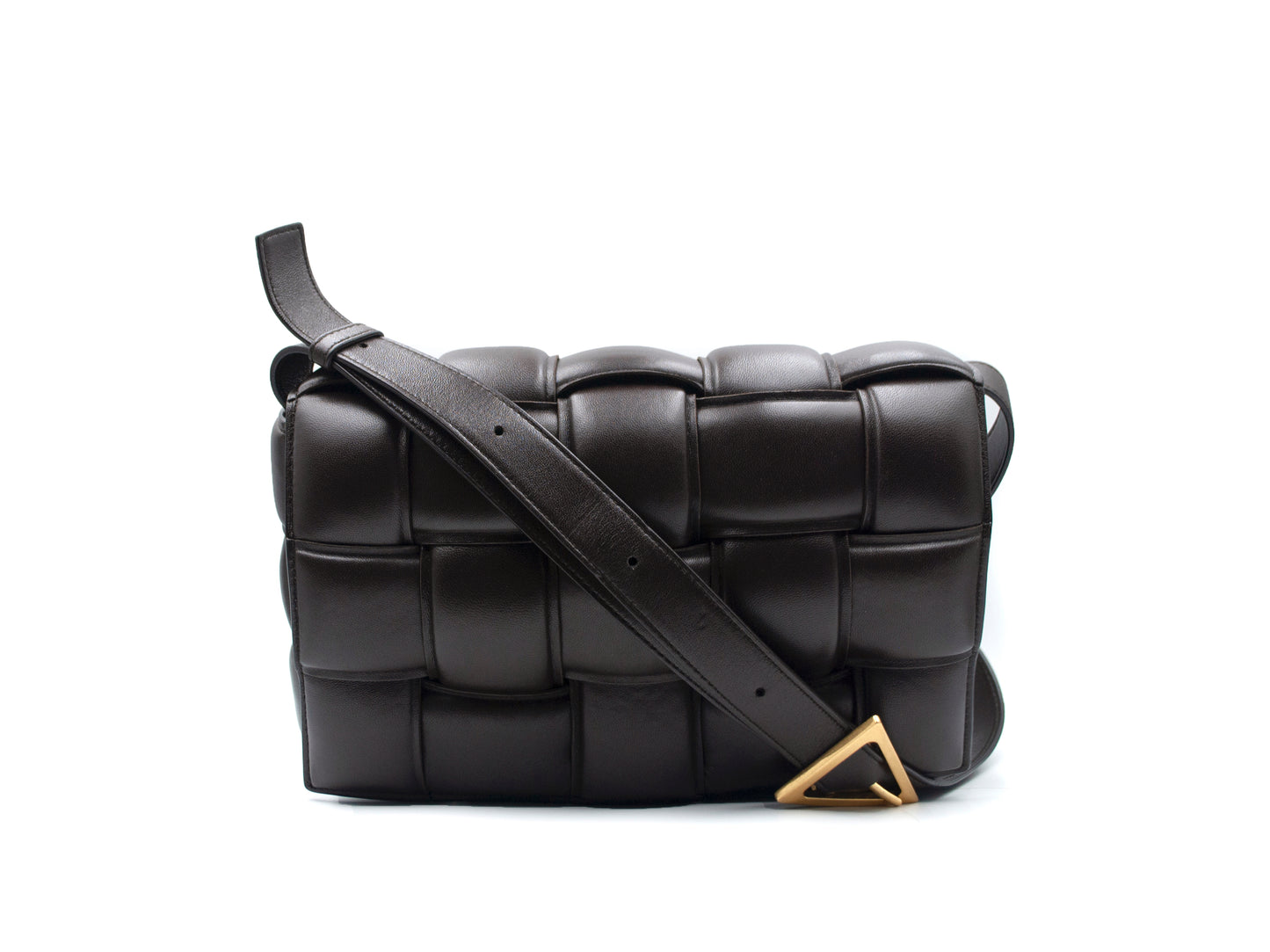 Bottega Veneta Padded Cassette Dark Brown