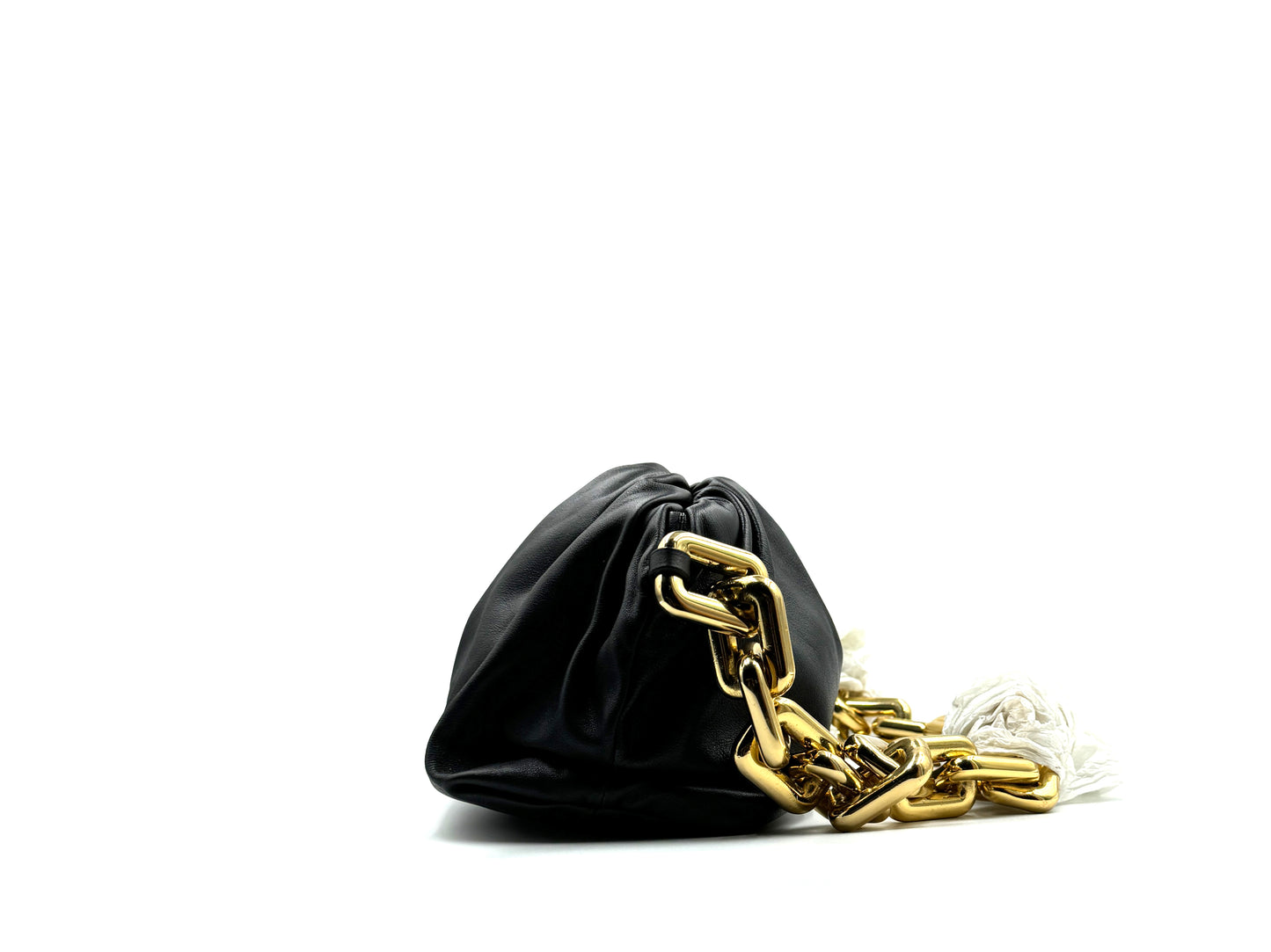 Bottega Veneta Chain Pouch Black