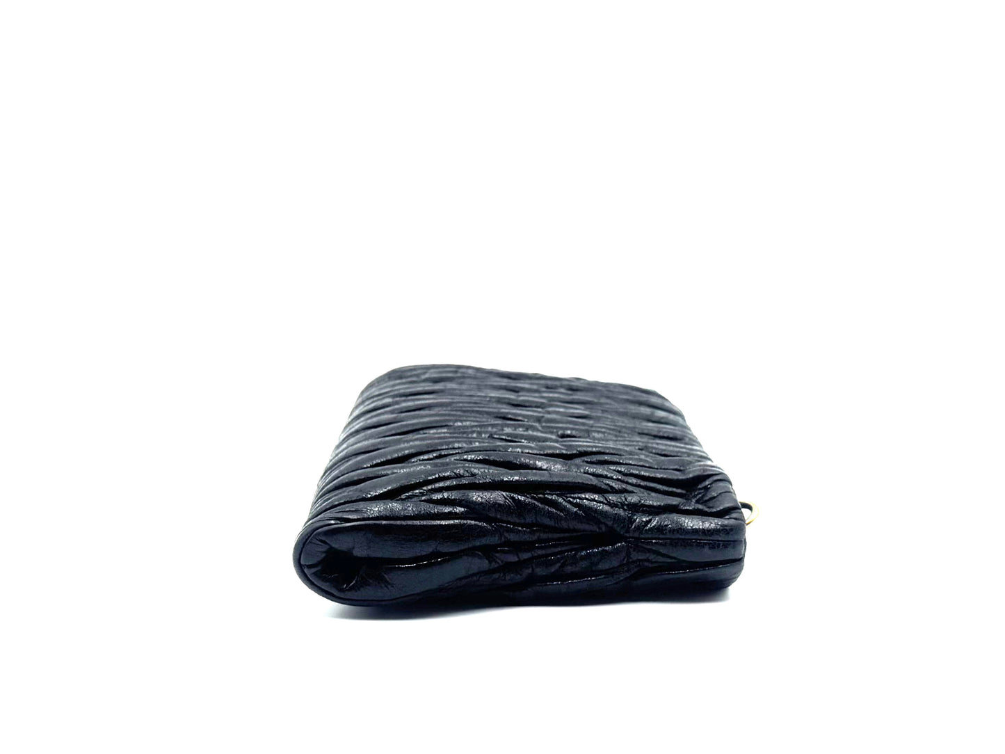 Miu Miu Leather Pouch Black