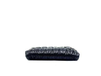 Miu Miu Leather Pouch Black