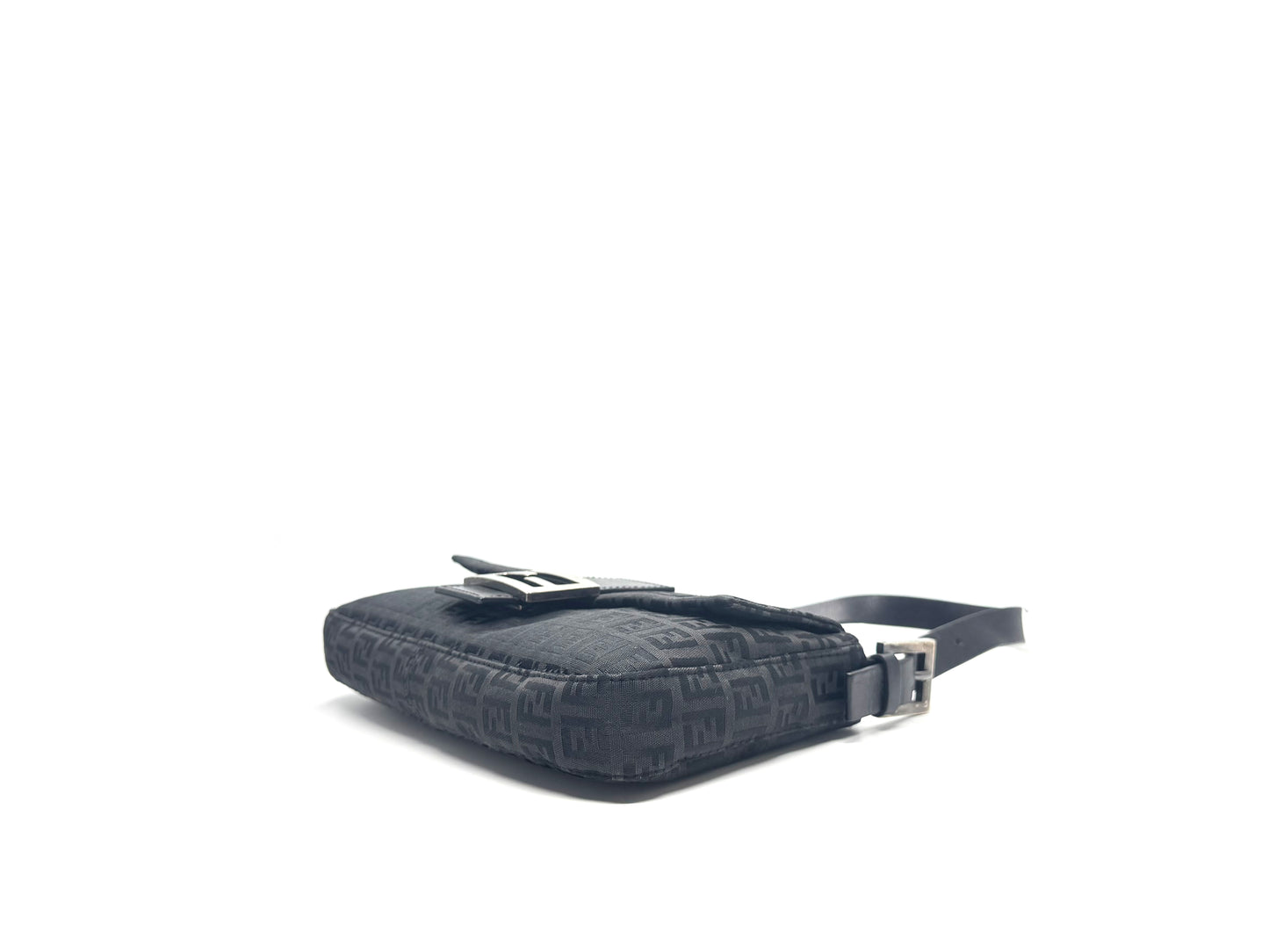 Fendi Baguette Canvas Shoulder Bag