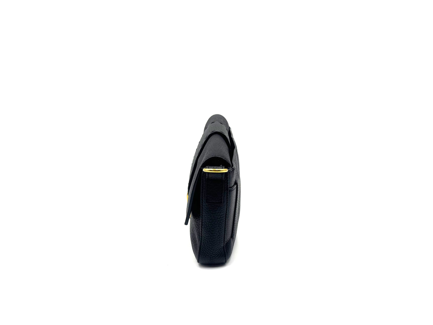 Fendi Baguette Leather Shoulder Bag Black