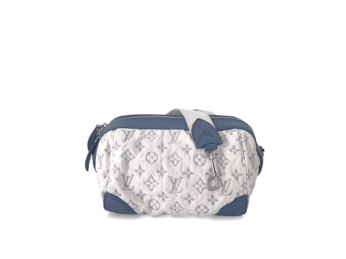 Louis Vuitton Monogram Denim Pochette Strap Bag