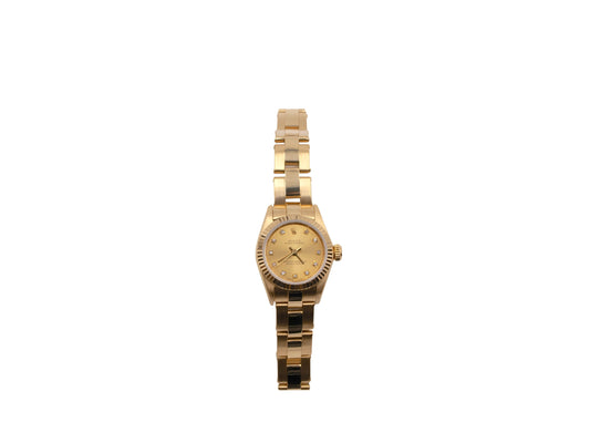 Rolex Diamond Gold Watch Vintage 67198