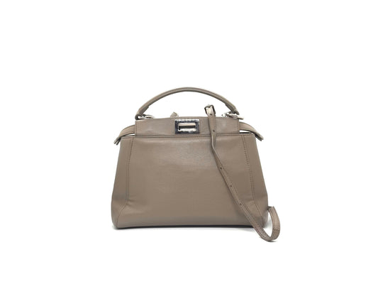 Fendi Peekaboo Mini Etoupe