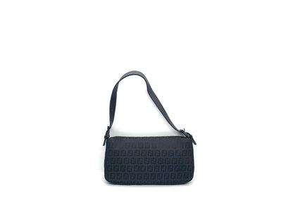 Fendi Baguette Canvas Shoulder Bag