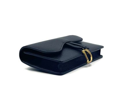 Christian Dior Saddle Woc Black With Waist Belt