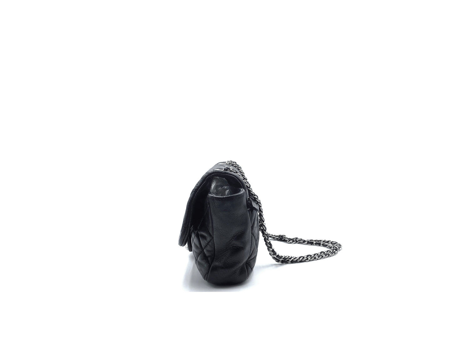 Chanel Classic Handbag Flap Lambskin Black