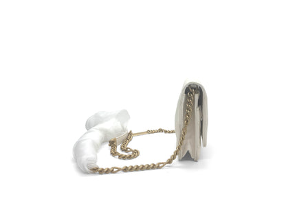 Chanel Wallet on Chain Caviar White