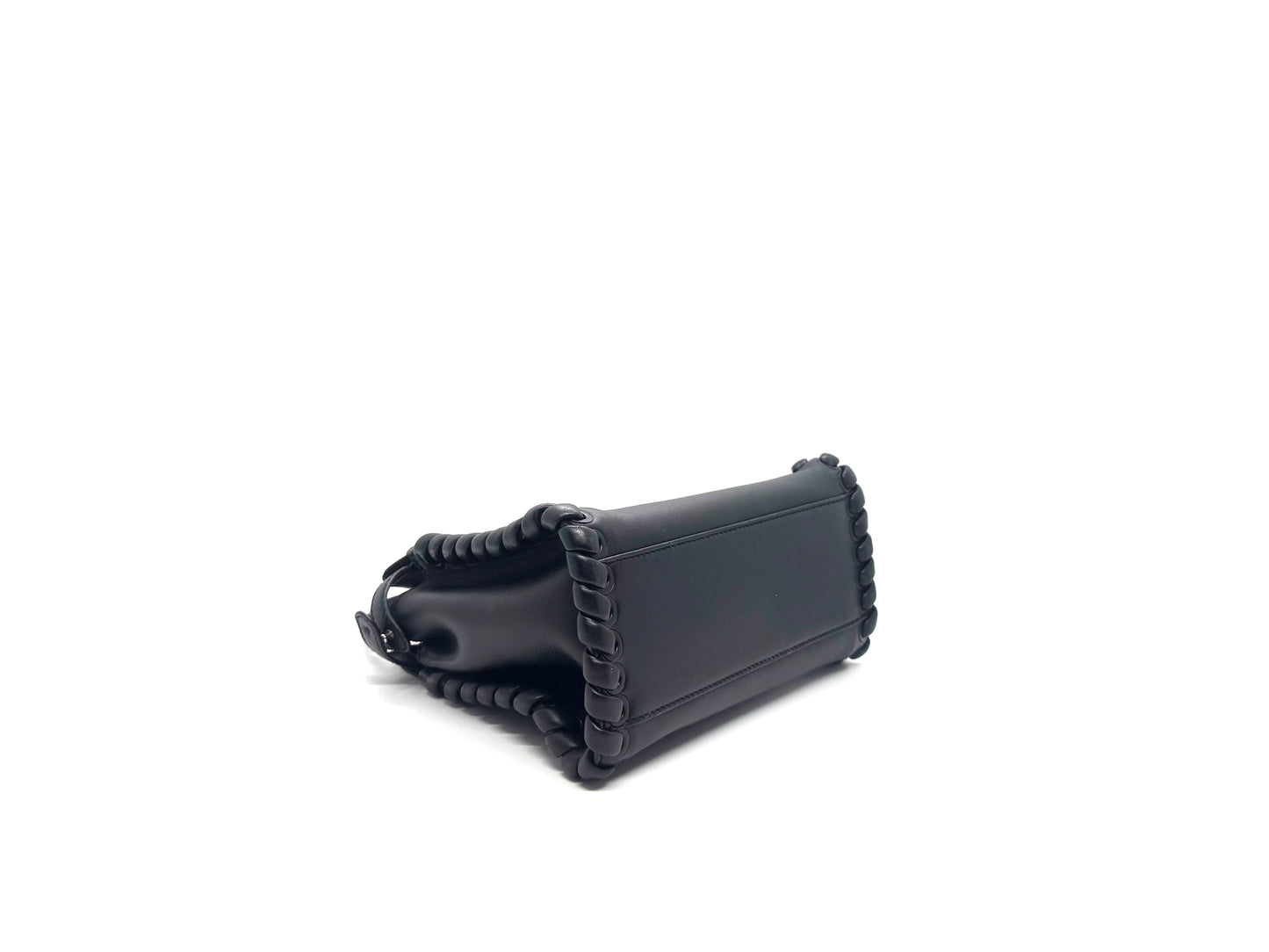 Fendi Peekaboo Mini Braided Sides Black
