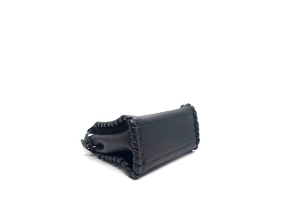 Fendi Peekaboo Mini Braided Sides Black