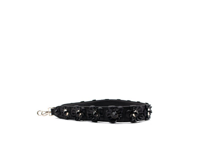 Fendi Shoulder Strap Floral Black