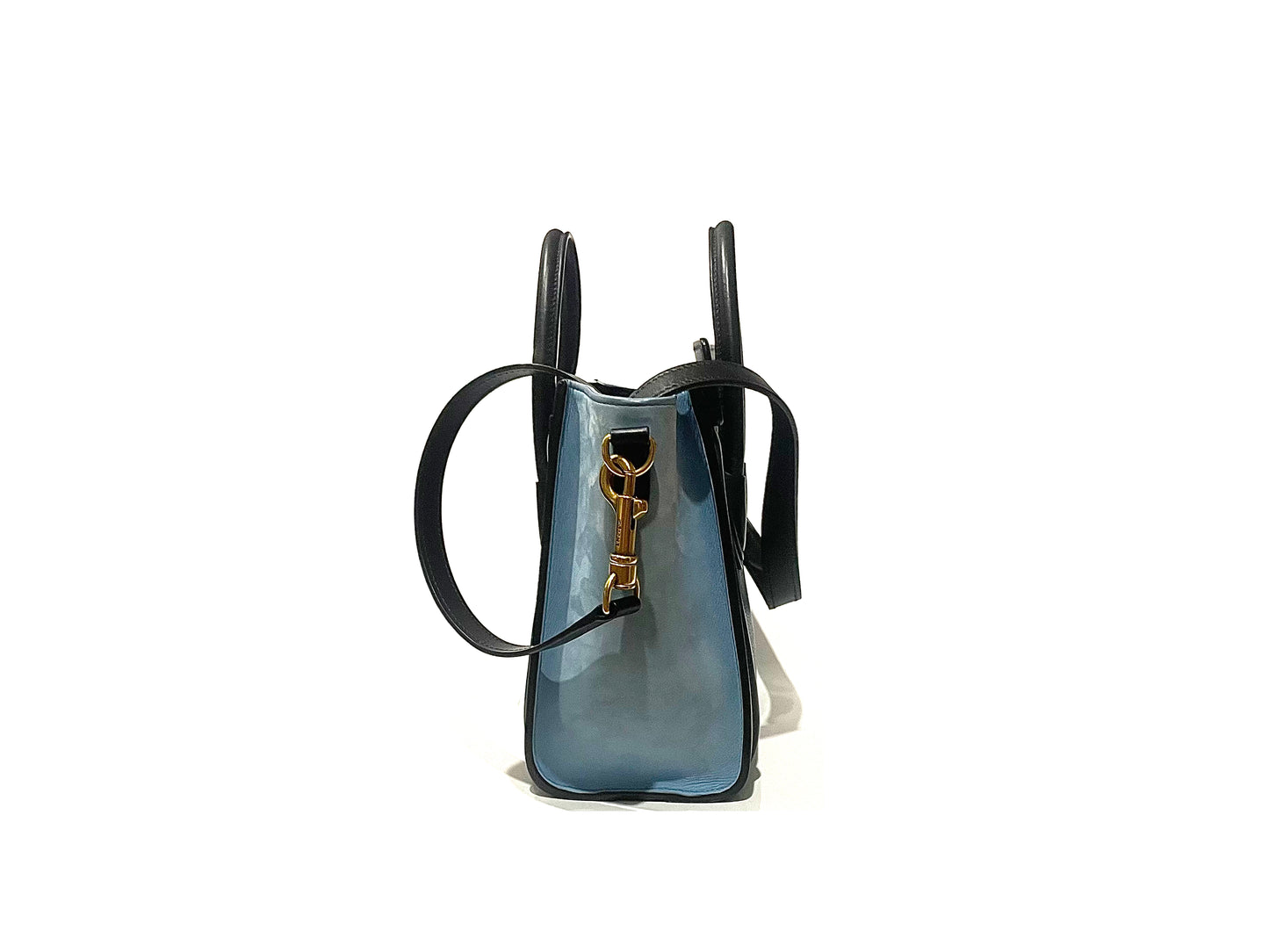 Celine Nano Luggage 20cm Multicolor Blue