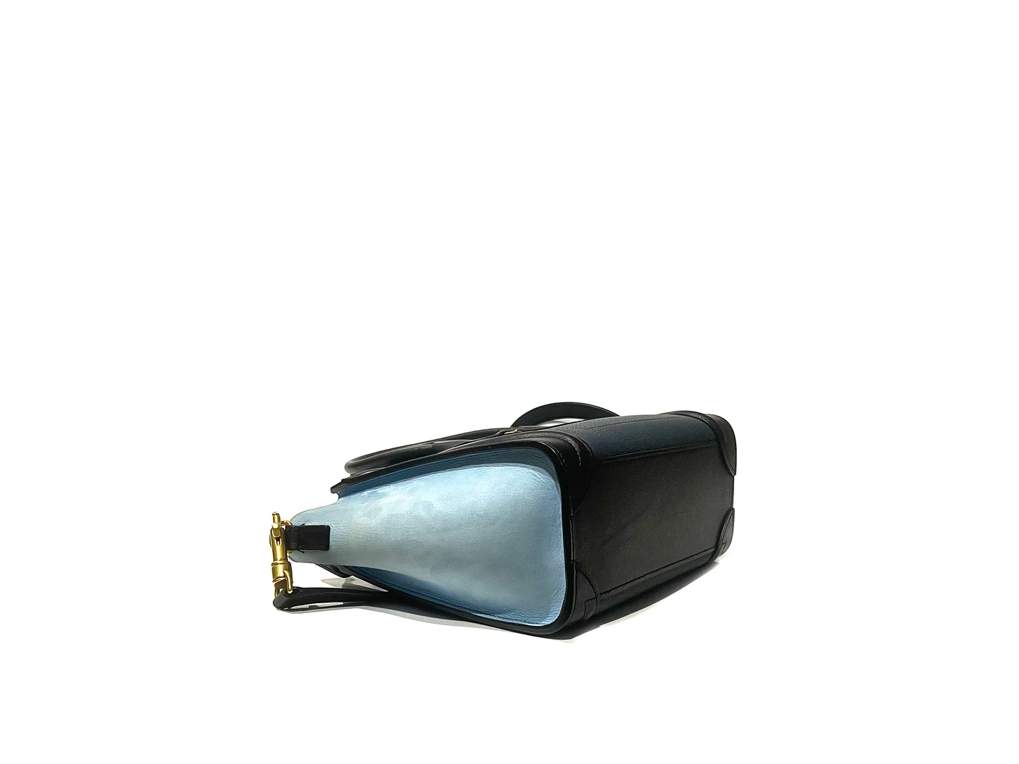 Celine Nano Luggage 20cm Multicolor Blue
