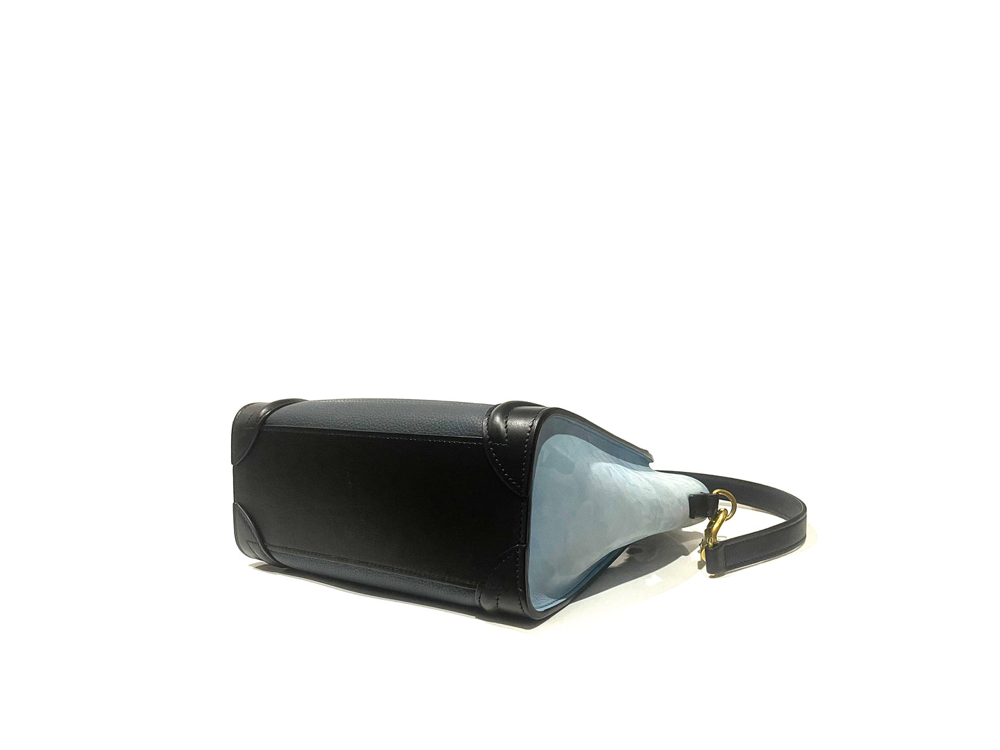 Celine Nano Luggage 20cm Multicolor Blue