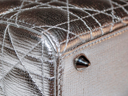 Christian Dior My ABC Lady Dior Metallic Silver Small