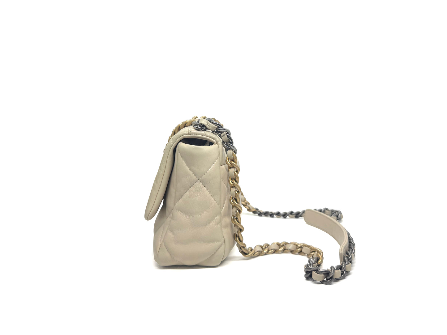Chanel 19 Bag Small Beige