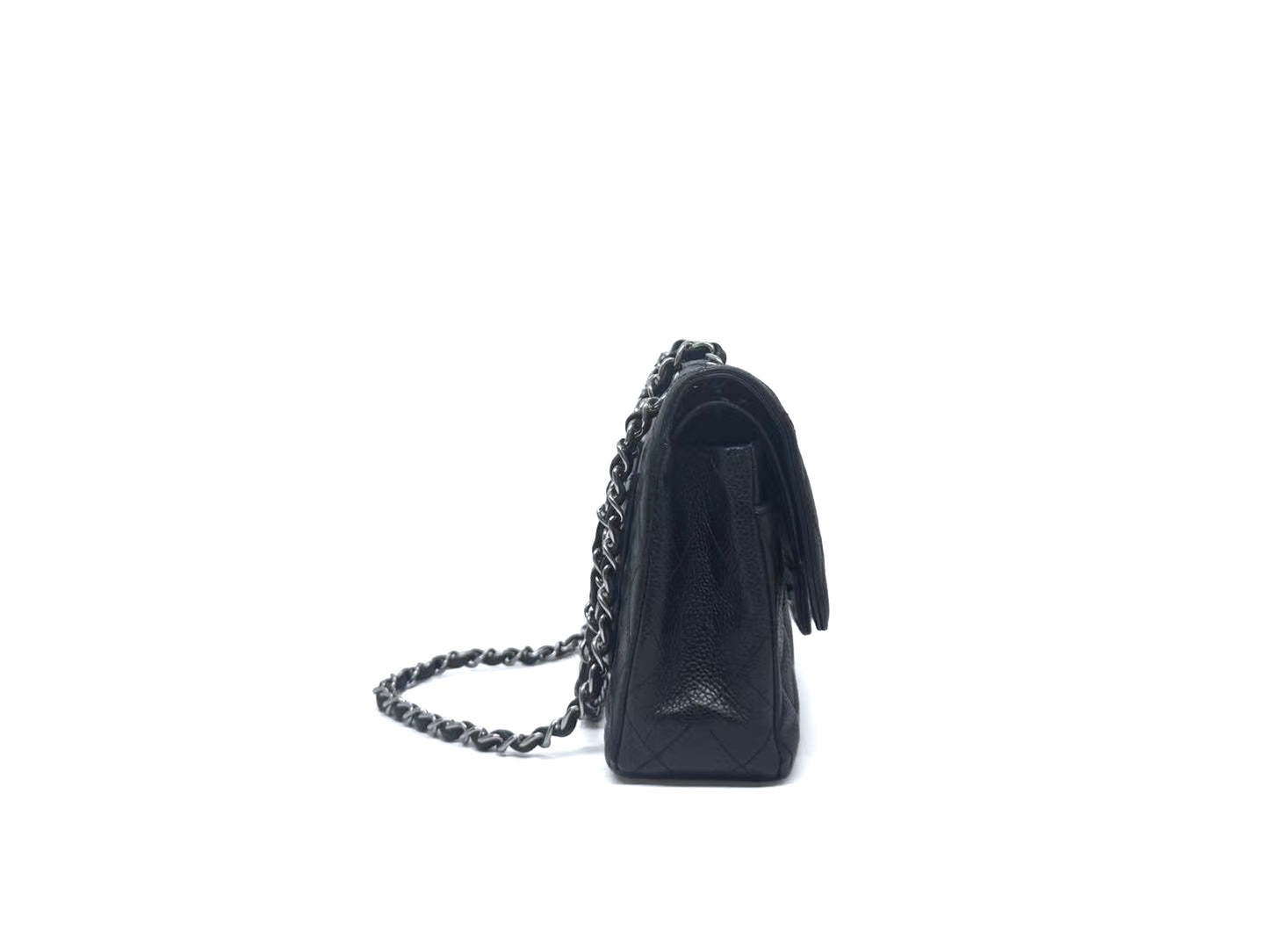 Chanel Classic Double Flap Medium Black Lambskin