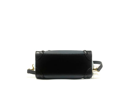 Celine Nano Luggage 20cm Multicolor Blue