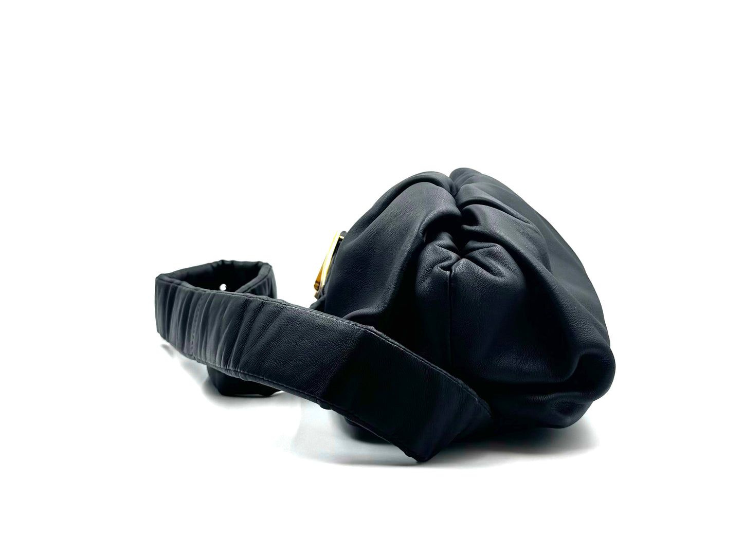 Bottega Veneta Strap Waist Pouch Black