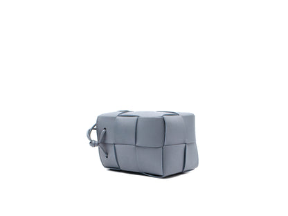 Bottega Veneta Mini Cassette Bucket Bag Charcoal Grey