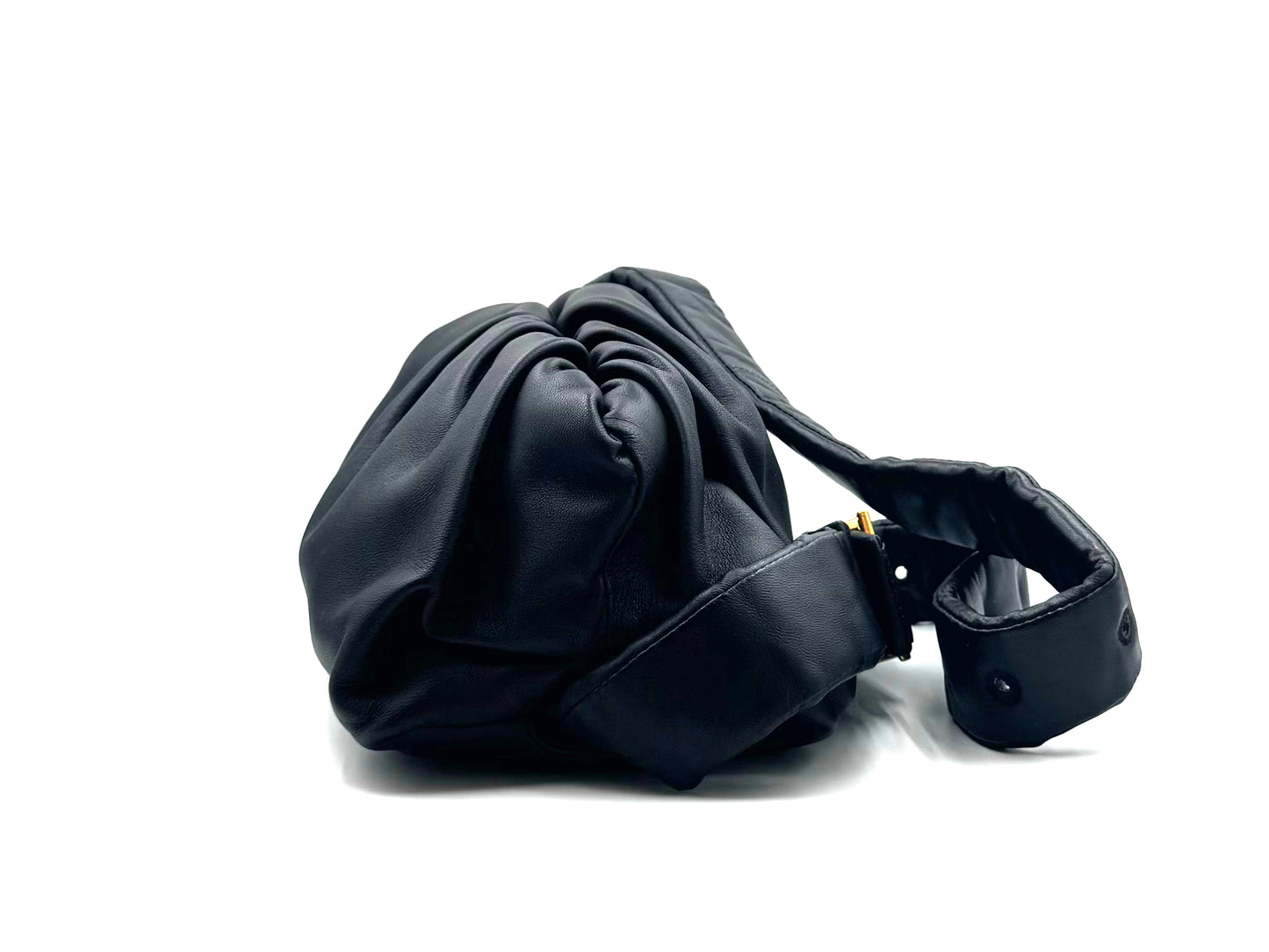 Bottega Veneta Strap Waist Pouch Black