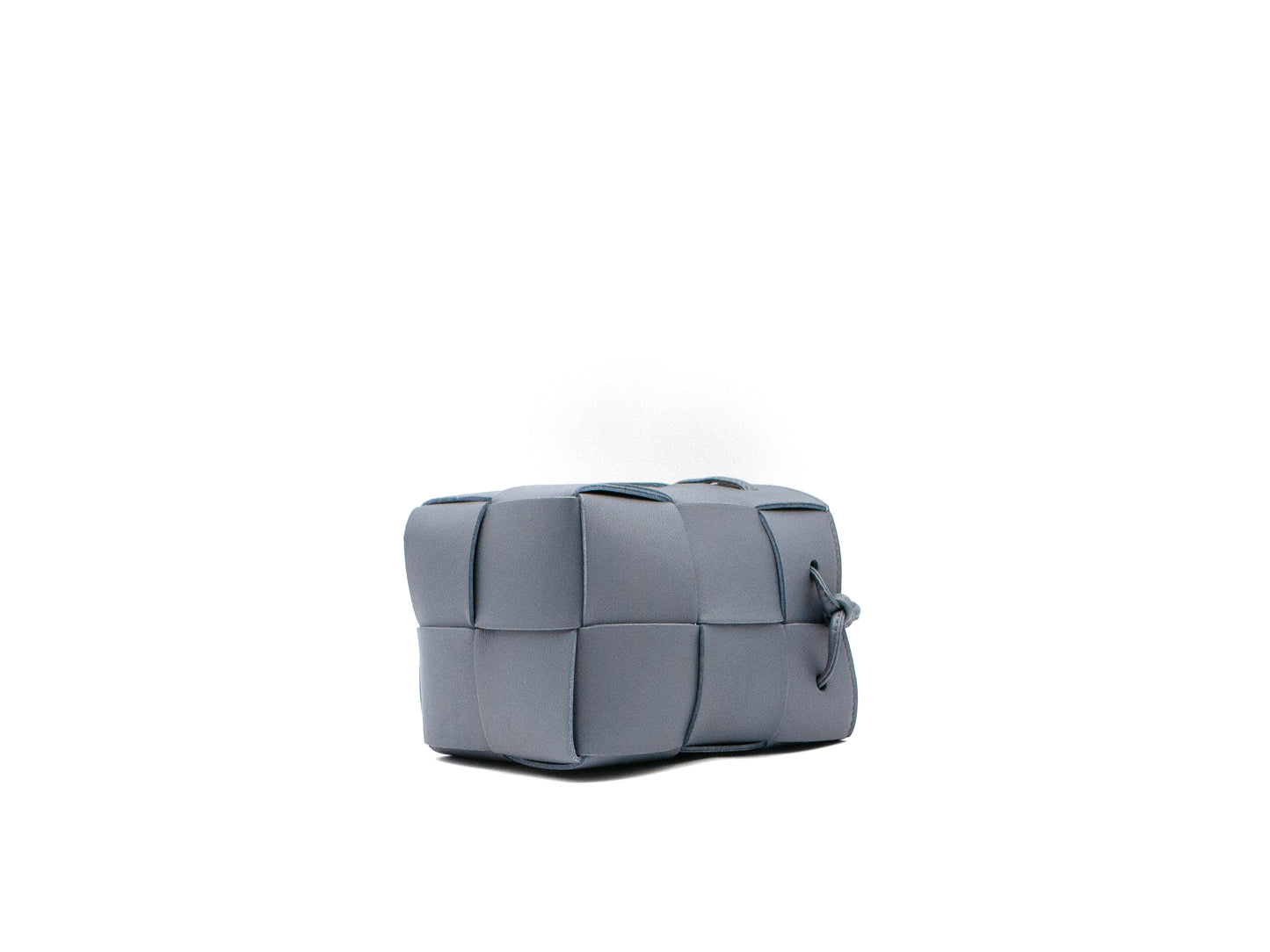Bottega Veneta Mini Cassette Bucket Bag Charcoal Grey