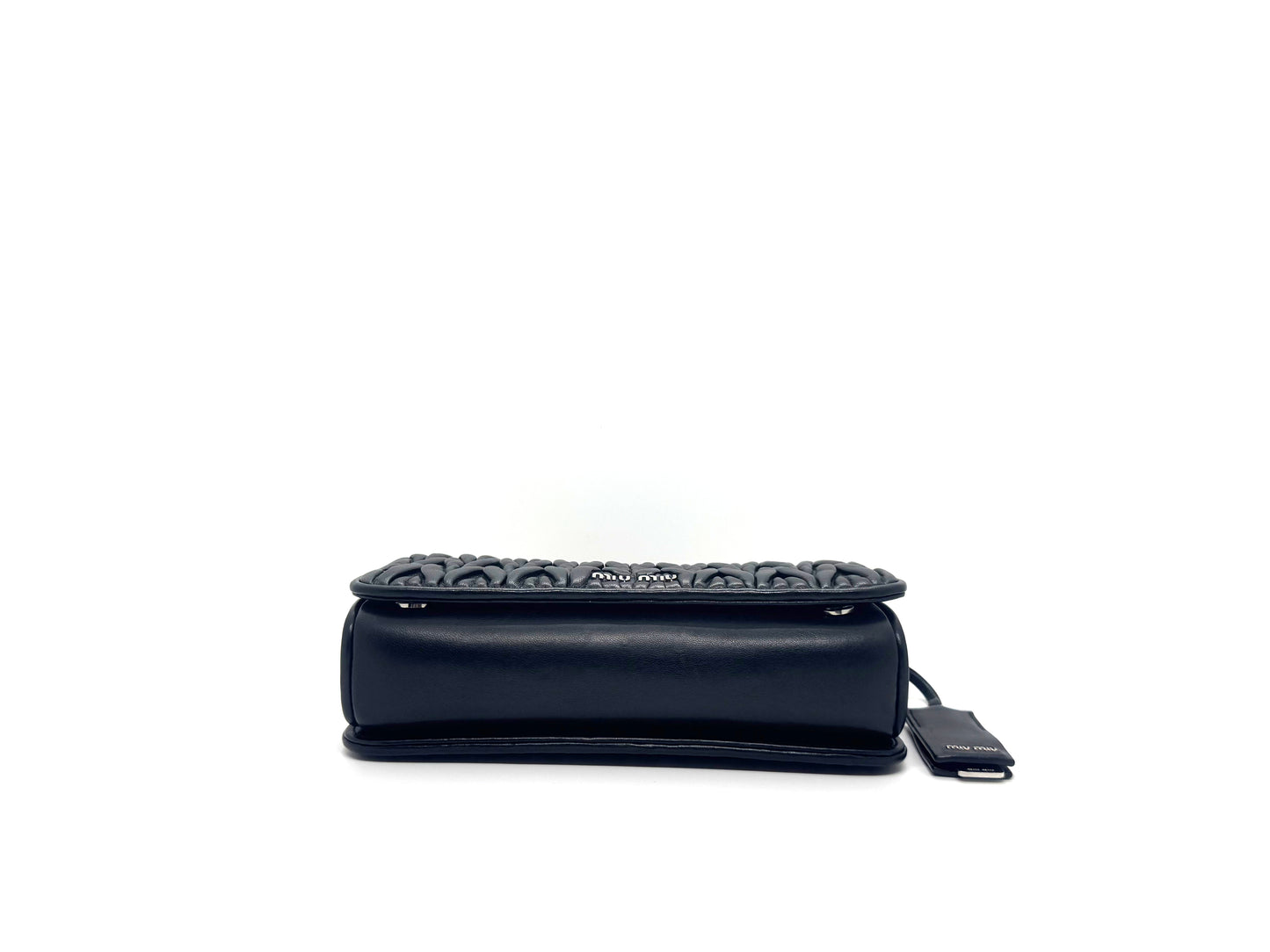 Miu Miu Chain Flap Bag Black