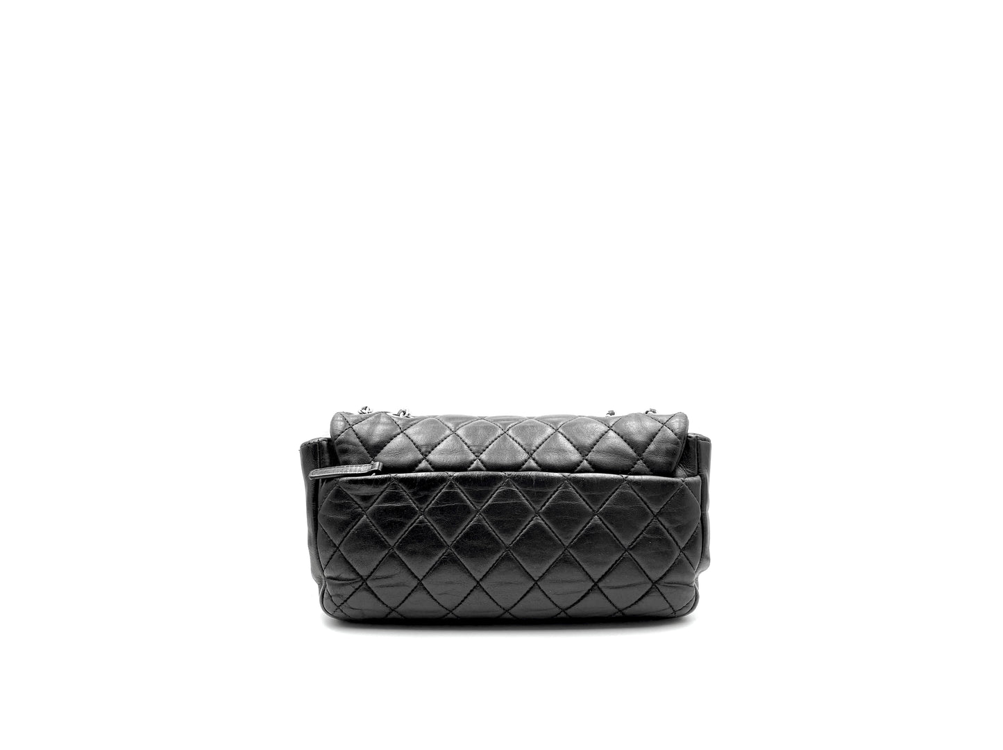 Chanel Classic Handbag Flap Lambskin Black