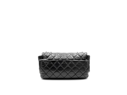 Chanel Classic Handbag Flap Lambskin Black