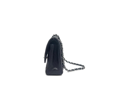 Chanel Classic Double Flap Medium Black Lambskin