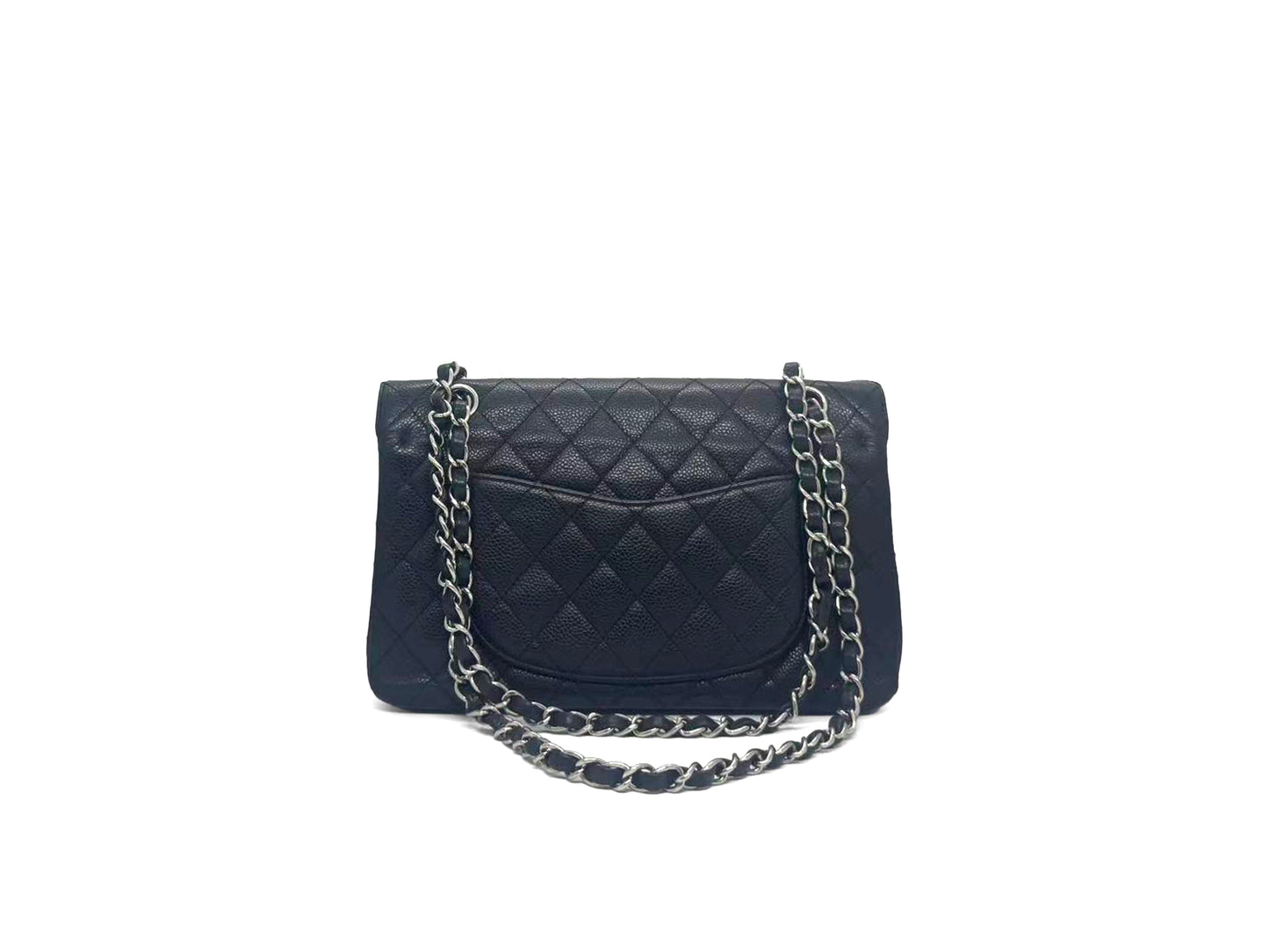 Chanel Classic Double Flap Medium Black Lambskin