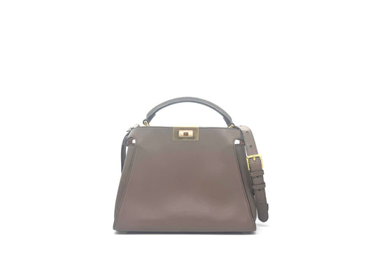 Fendi Peekaboo Small Etoupe