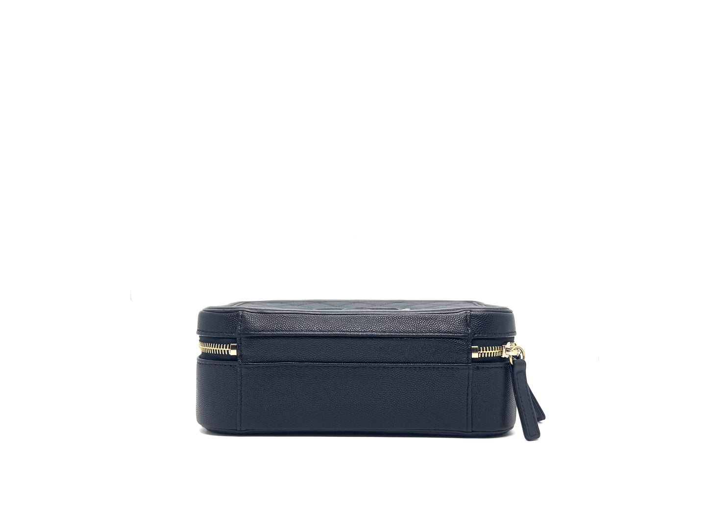 Chanel Caviar Filigree Camera Vanity Black Medium