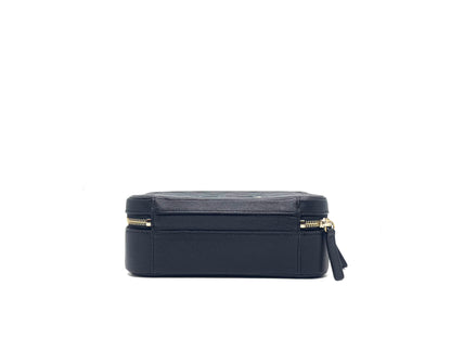 Chanel Caviar Filigree Camera Vanity Black Medium