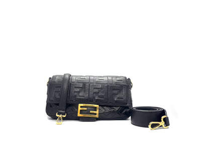 Fendi Baguette Bag Medium Black