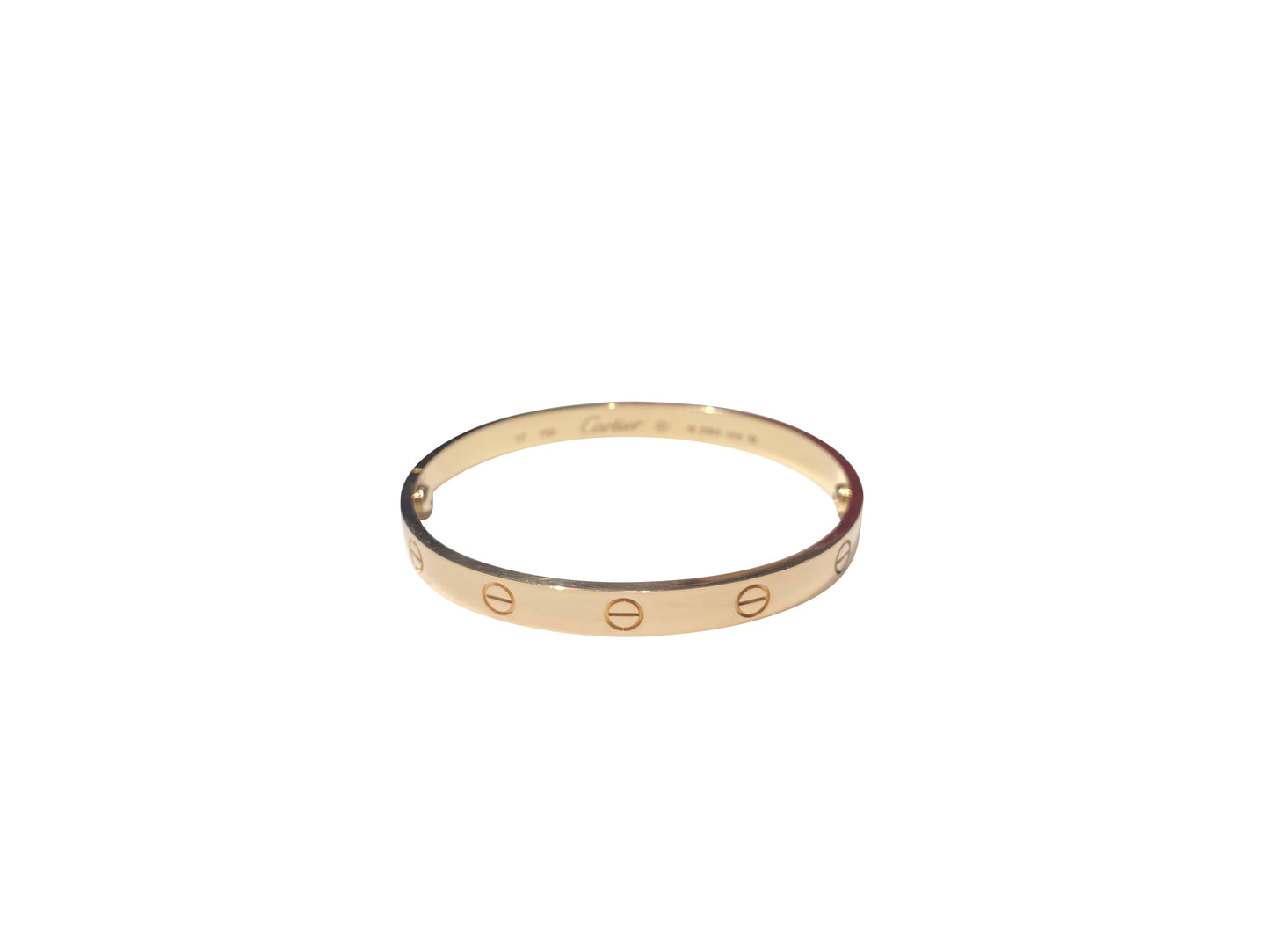 Cartier Love 17 Bracelet Rose Gold